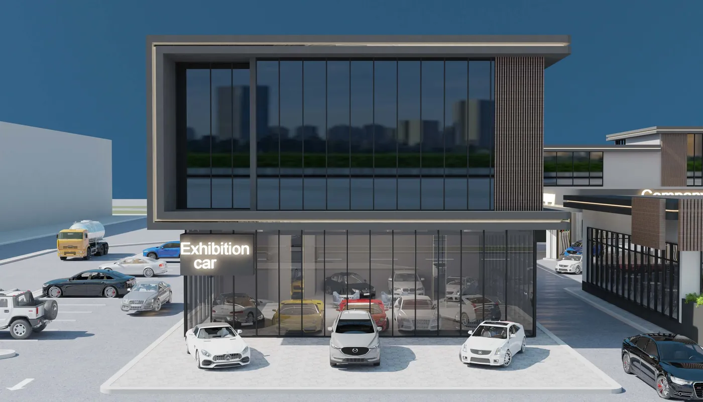 Gas Station - Architectural Detail perspective 1