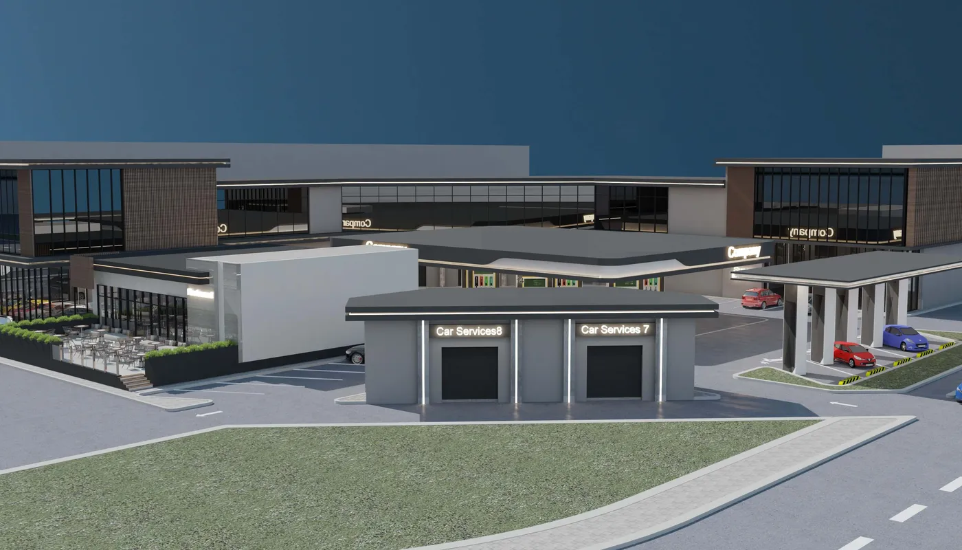 Gas Station - Architectural Detail perspective 3